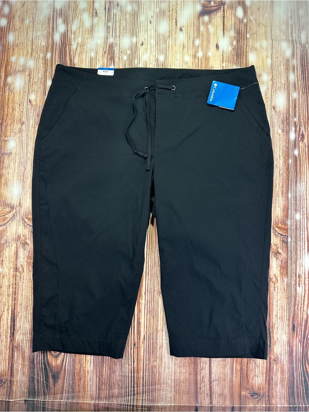 NWT Columbia Women’s Anytime Outdoor Capri Black Size 20W - Picture 1 of 15
